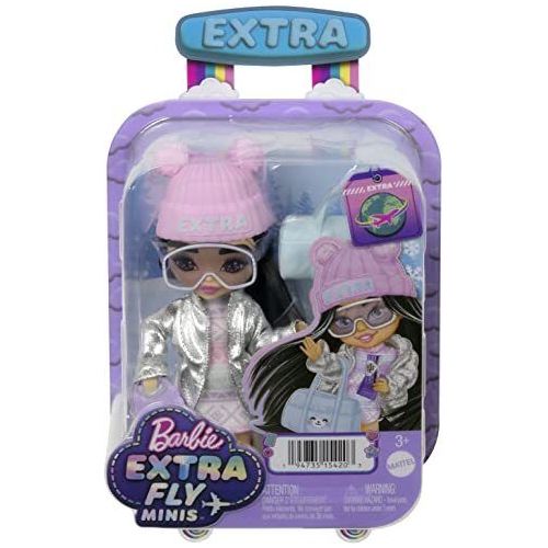 Barbie Xtra Fly Winter Fashion Mini Doll 3.25 Inch Multicolor Hpb20 Age- 3 Years & Above