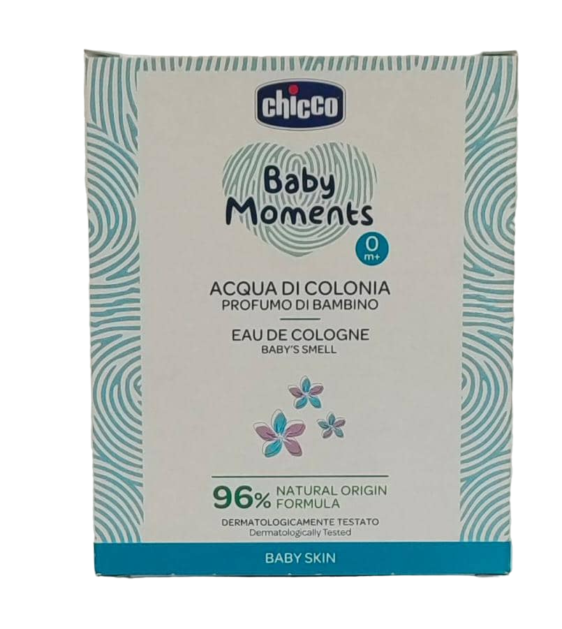 Chicco Baby Moments Eau De Cologne Smell for Babies 100ml Age- Newborn & Above