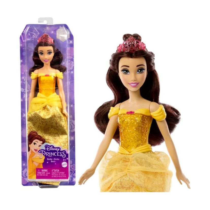 Disney Princess Belle Fashion Doll Yelow Hlw11 Age- 3 Years & Above