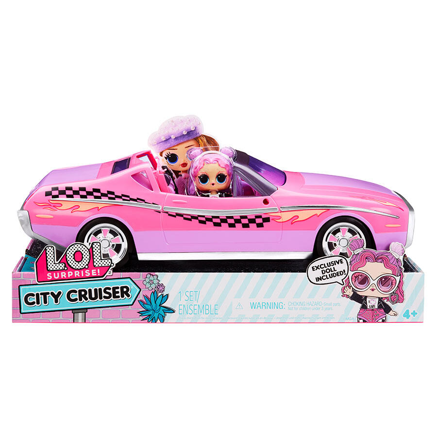 L.O.L. Surprise City Cruiser Sports Car Pink & Purple Age- 3 Years & Above