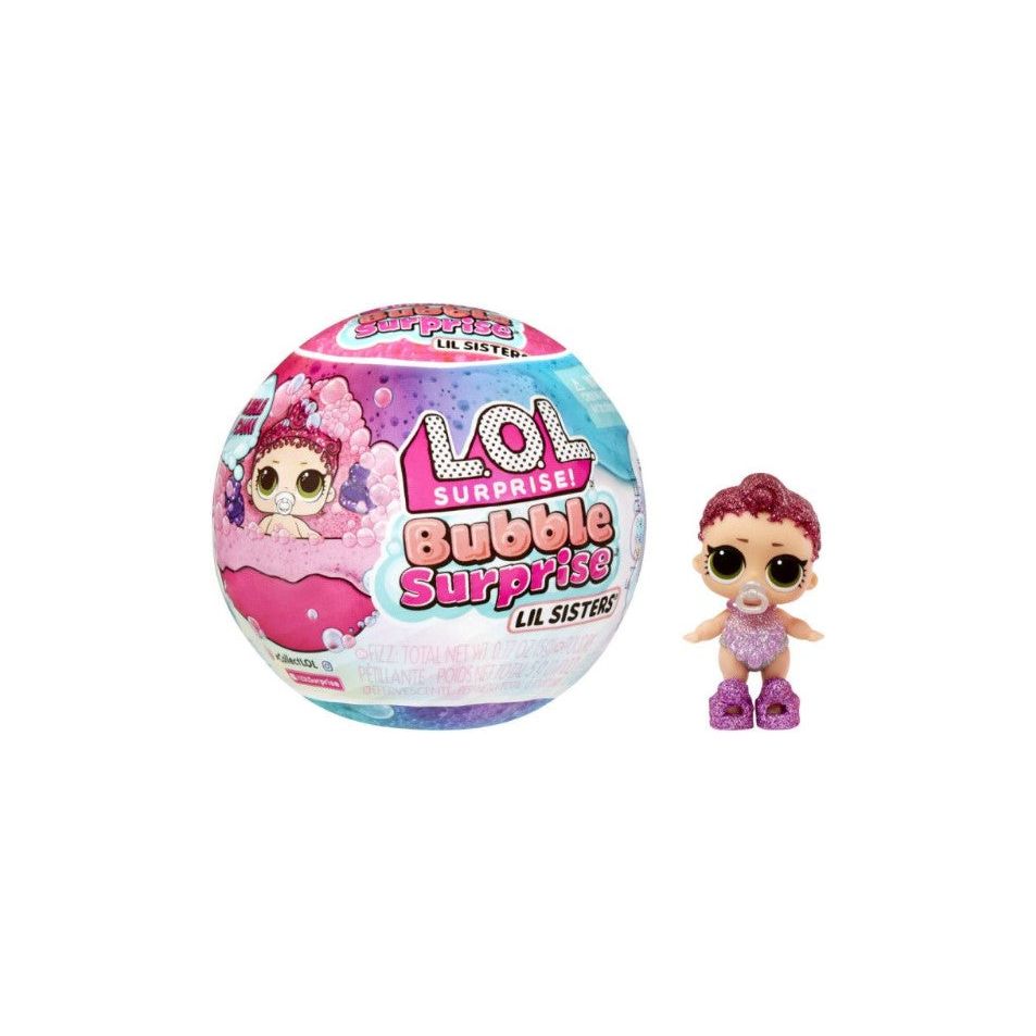 L.O.L. Surprise Little Sister Bubble Surprise Ball Multicolor Age- 3 Years & Above