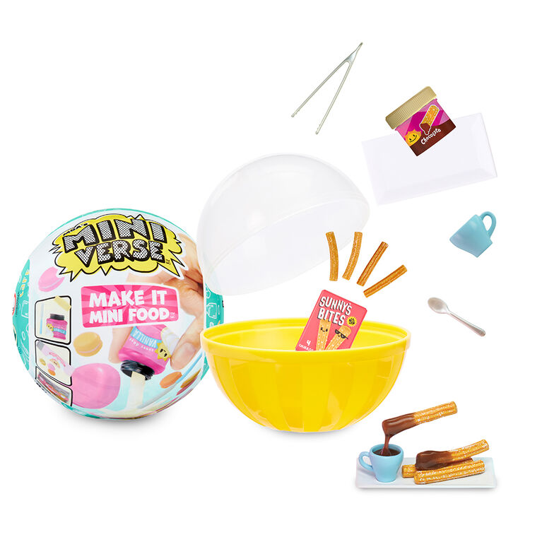 MGA's Miniverse Make It Mini Food Cafe Series 2 Mini Collectibles Multicolor Age- 3 Years & Above