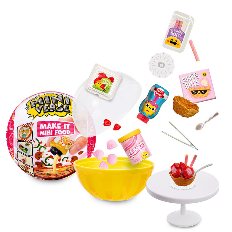MGA's Miniverse Make It Mini Food Diner Series 2 Mini Collectibles Multicolor Age- 3 Years & Above