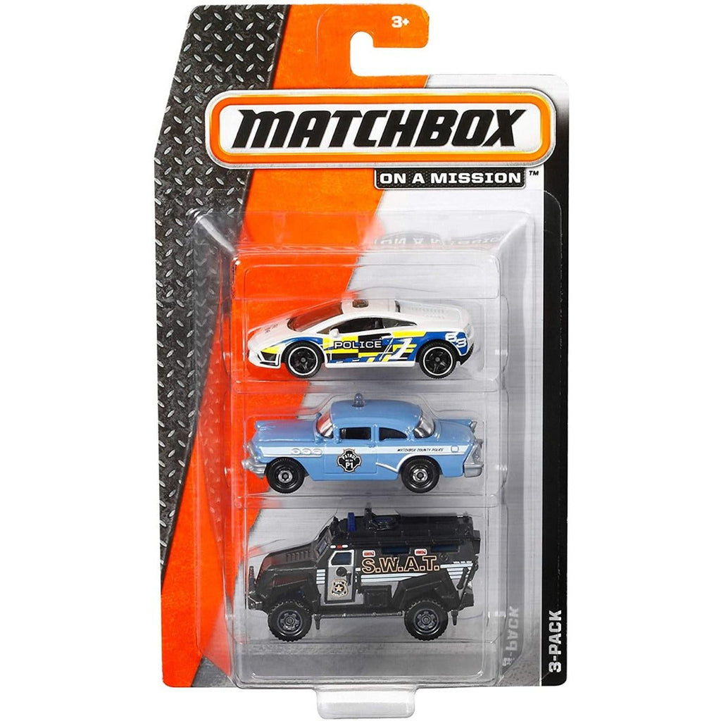 Matchbox On A Mission Cars Gift Set of 3 Multicolor Age- 4 Years & Above
