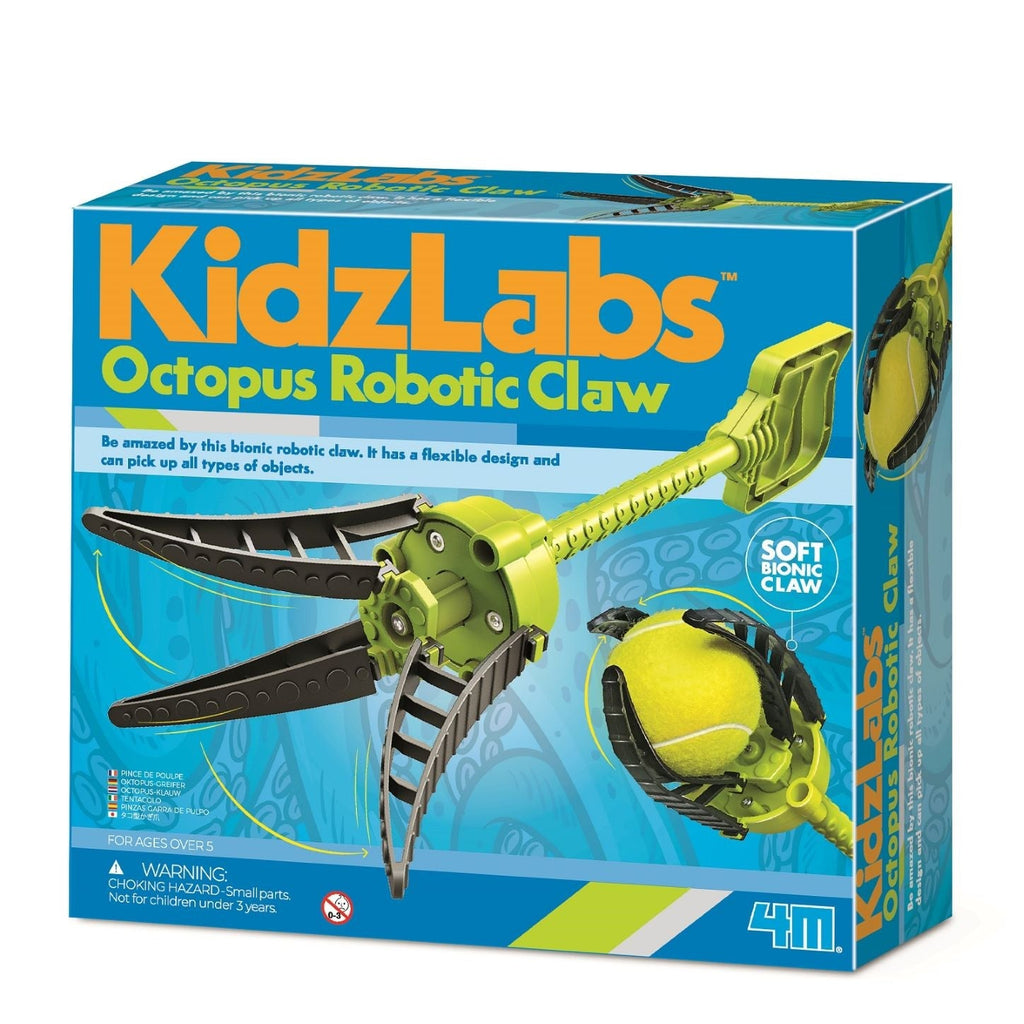 4M Kidzlabs Octopus Robotic Claw Multicolor Age-5 Years & Above