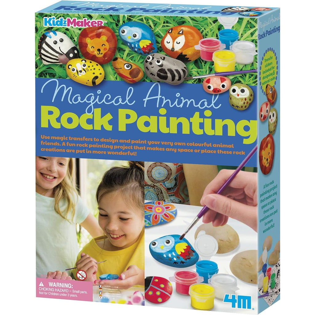4M Magical Animal Rock Painting Age- 5 Years & Above