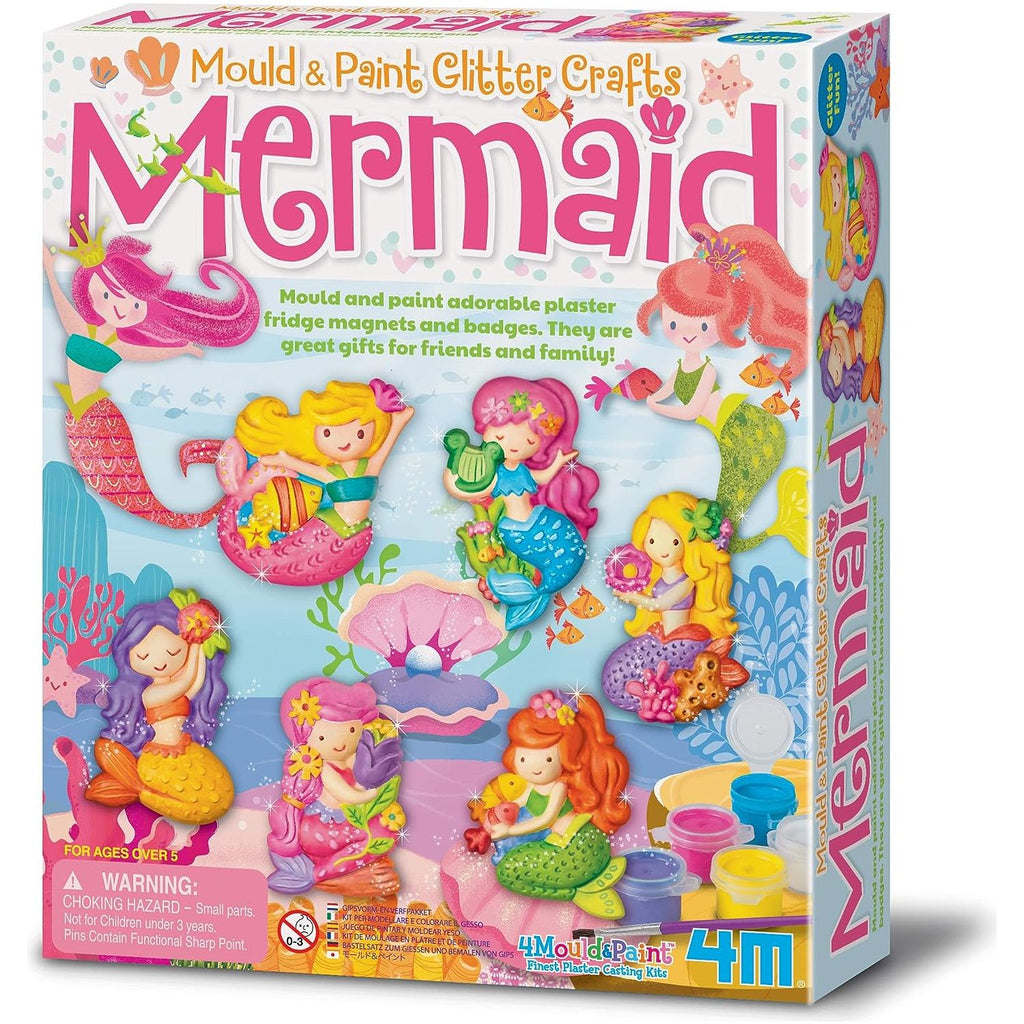 4M Mould And Paint Glitter Mermaid Age- 5 Years & Above