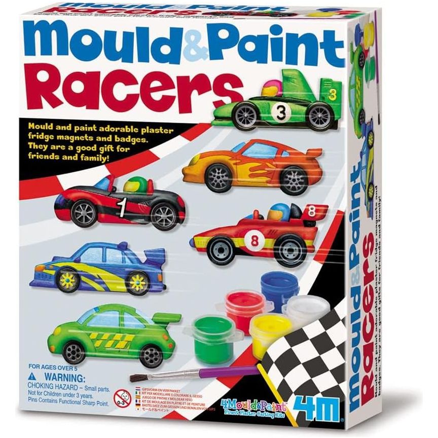 4M Mould & Paint Racers Age- 8 Years & Above