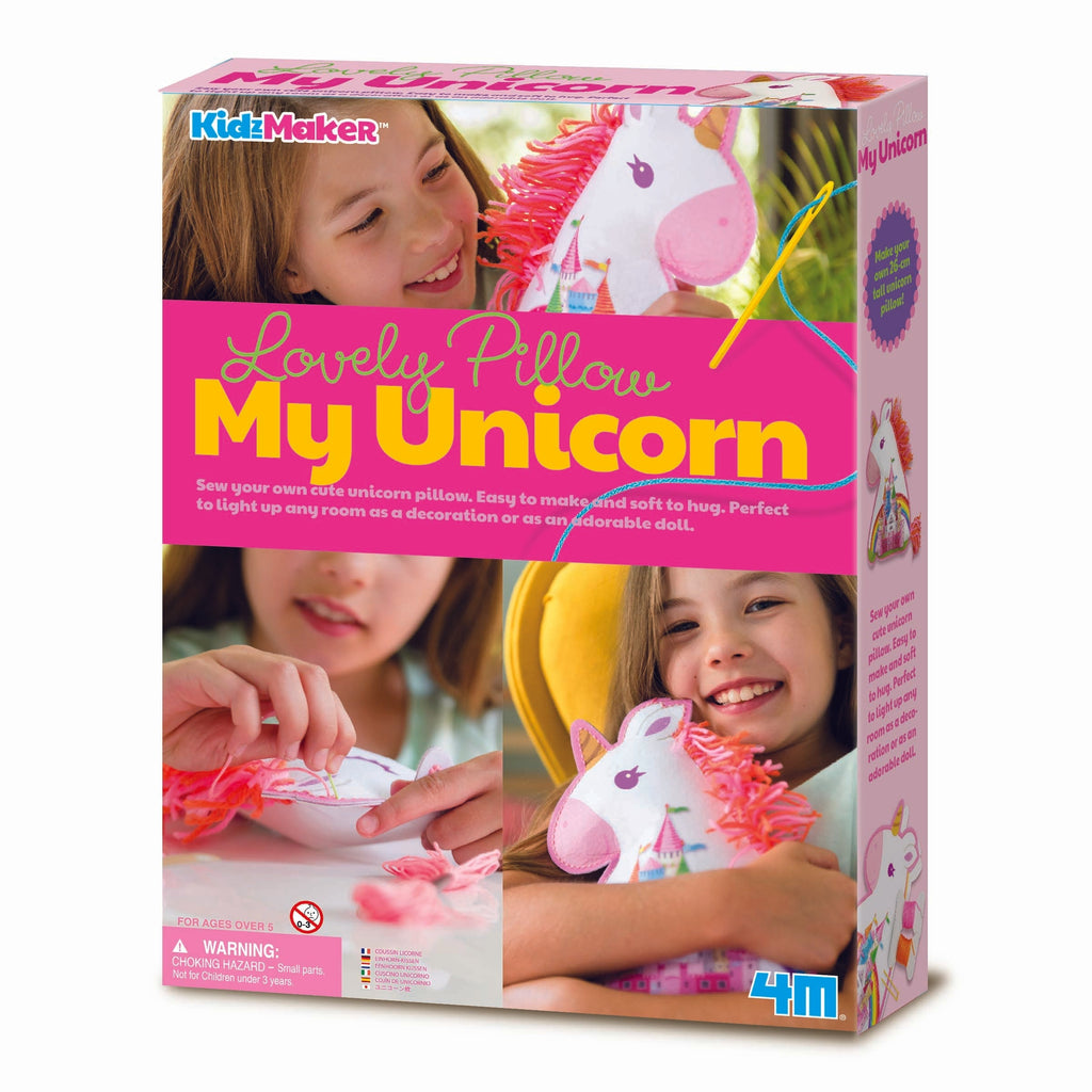 4M My Unicorn Lovely Pillow Multicolor Age- 5 Years & Above