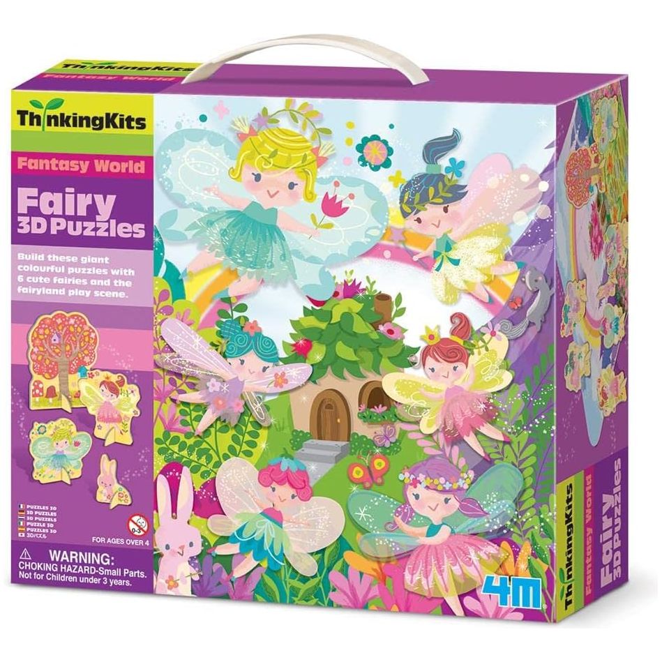 4M Thinking Kits 3D Puzzles Fairy Age- 3 Years & Above