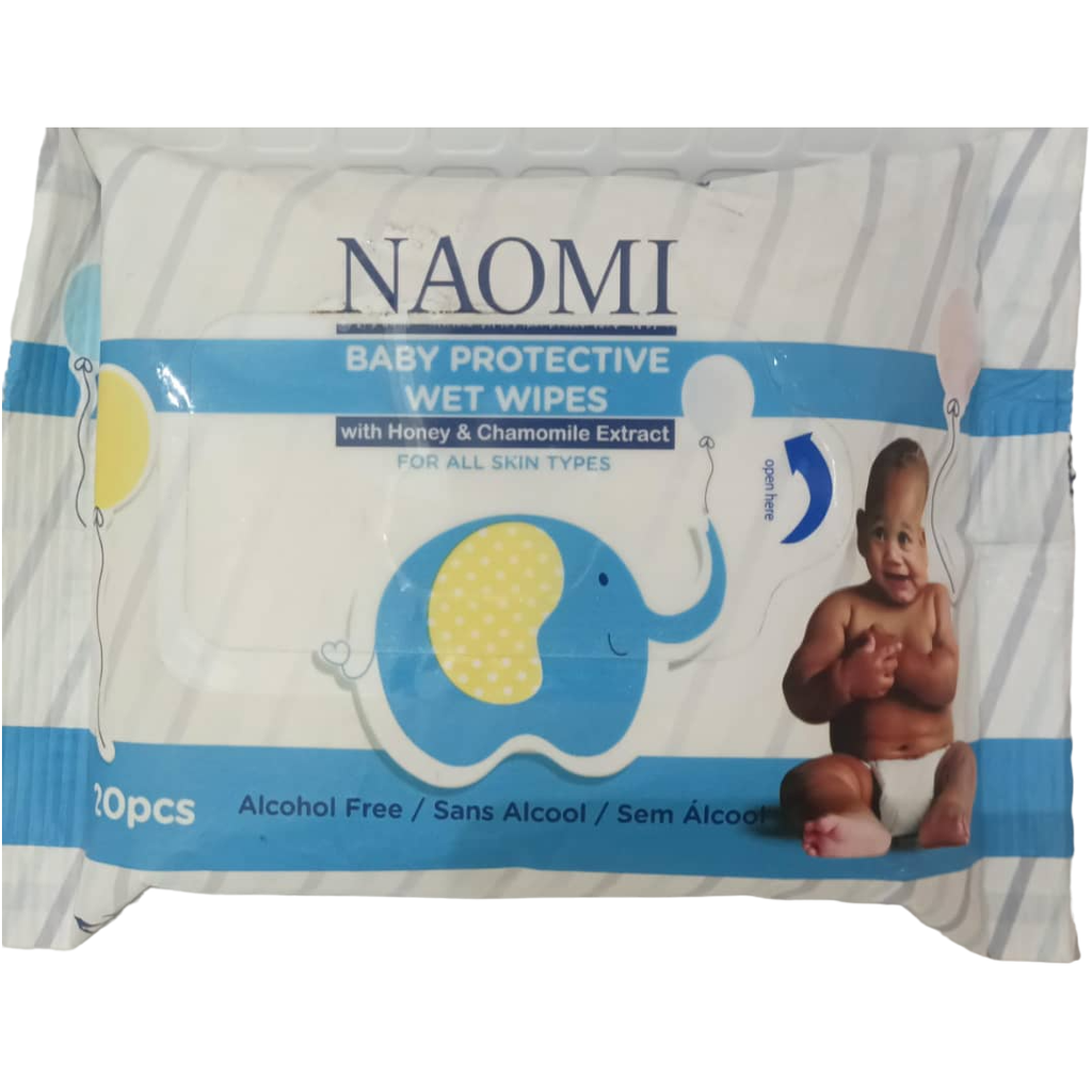 Lenget Naomi Baby Protective Baby Wipes 20Pcs