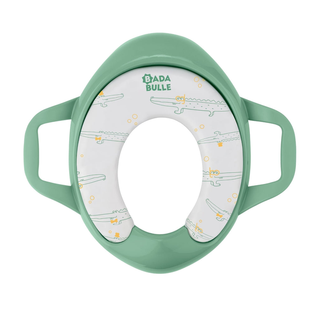 Babymoov Toilet Training Seat with Handles Green Age- 18 Months & Above