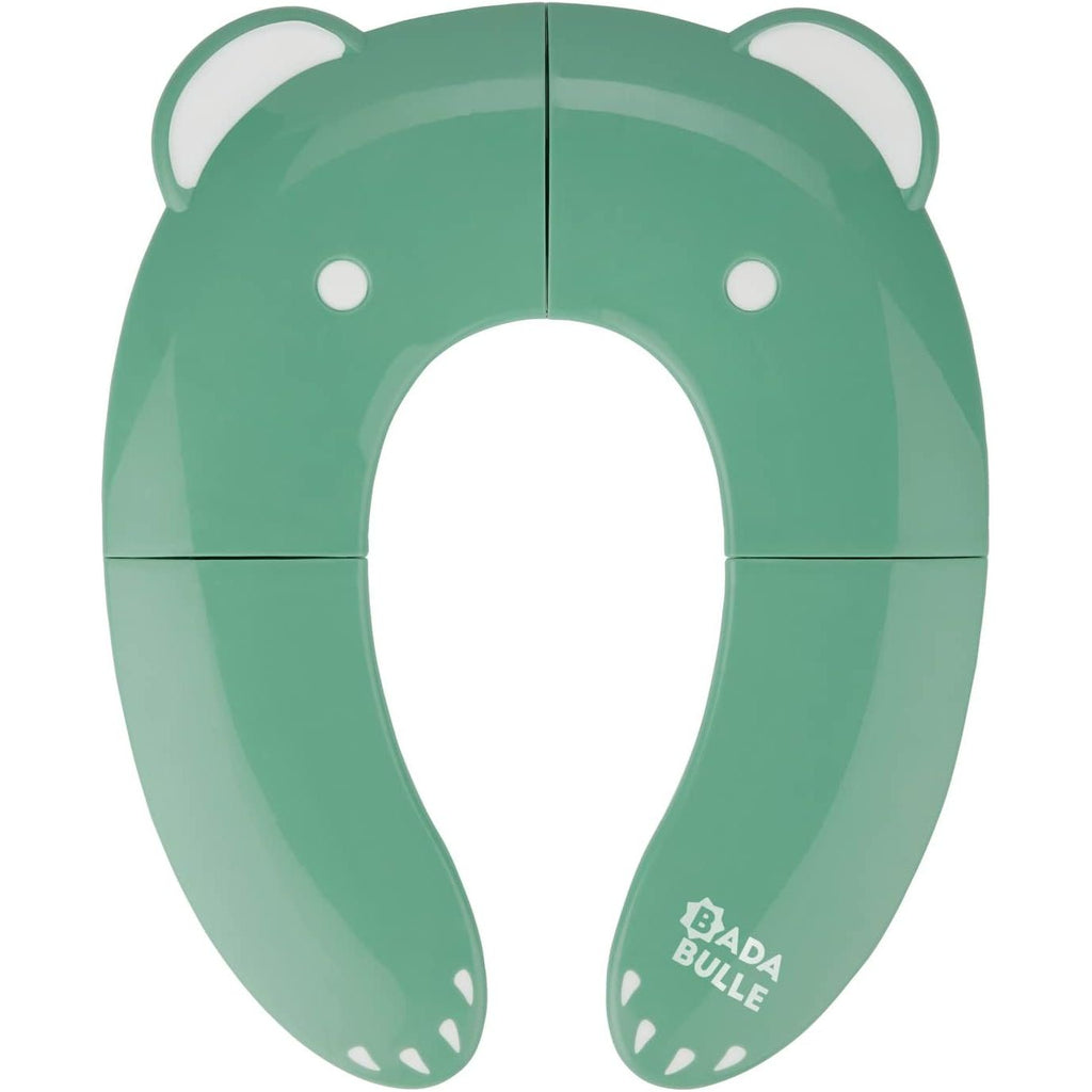 Badabulle Bear Potty Training Removable Toilet Seat Reducer Green Age- 18 Months & Above