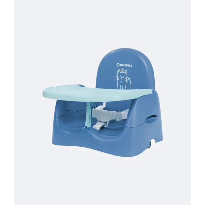 Badabulle Cats Feeding Comfort Booster Seat Blue Age- 6 Months to 36 Months (up to 15 kg)