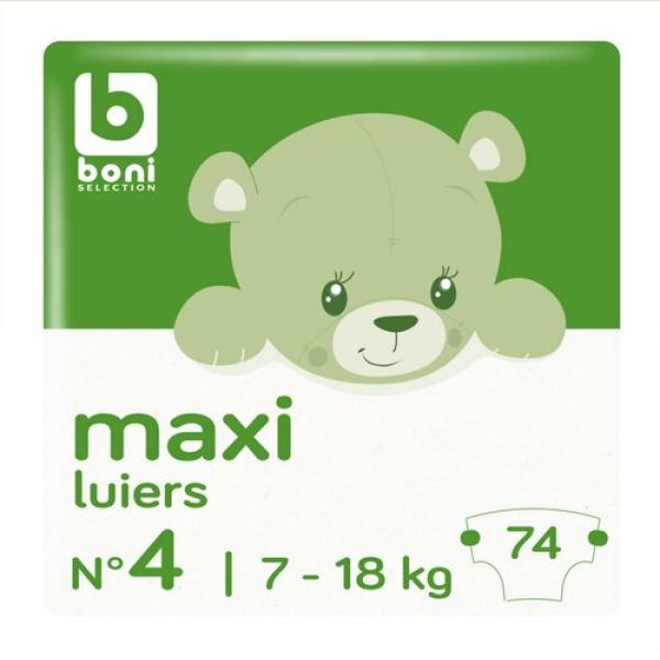 Boni Maxi Baby Diapers (7-18Kg) 74Pcs