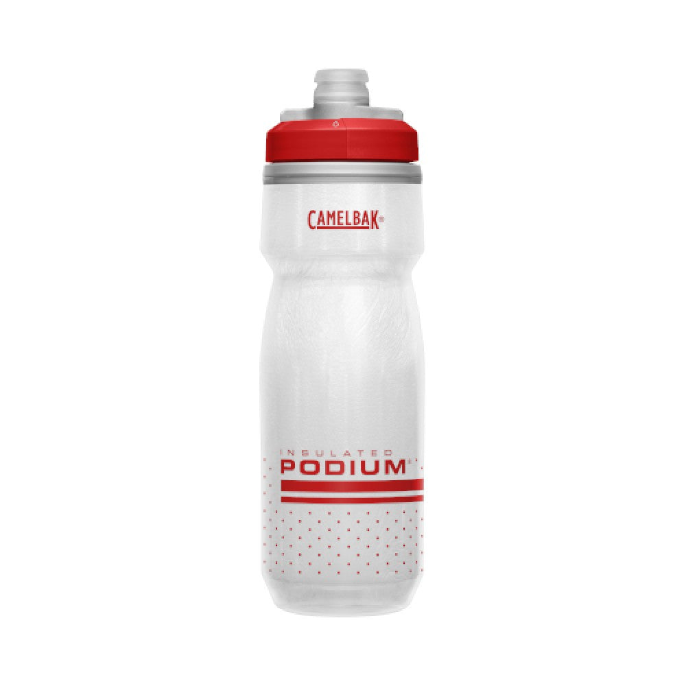 CamelBak Podium Chill Insulated Water Bottle 21Oz Fiery Red/White Age- 8 Years & Above