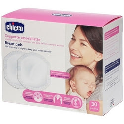 Chicco Antibacterial Breast Pads for Mumz 30Pcs