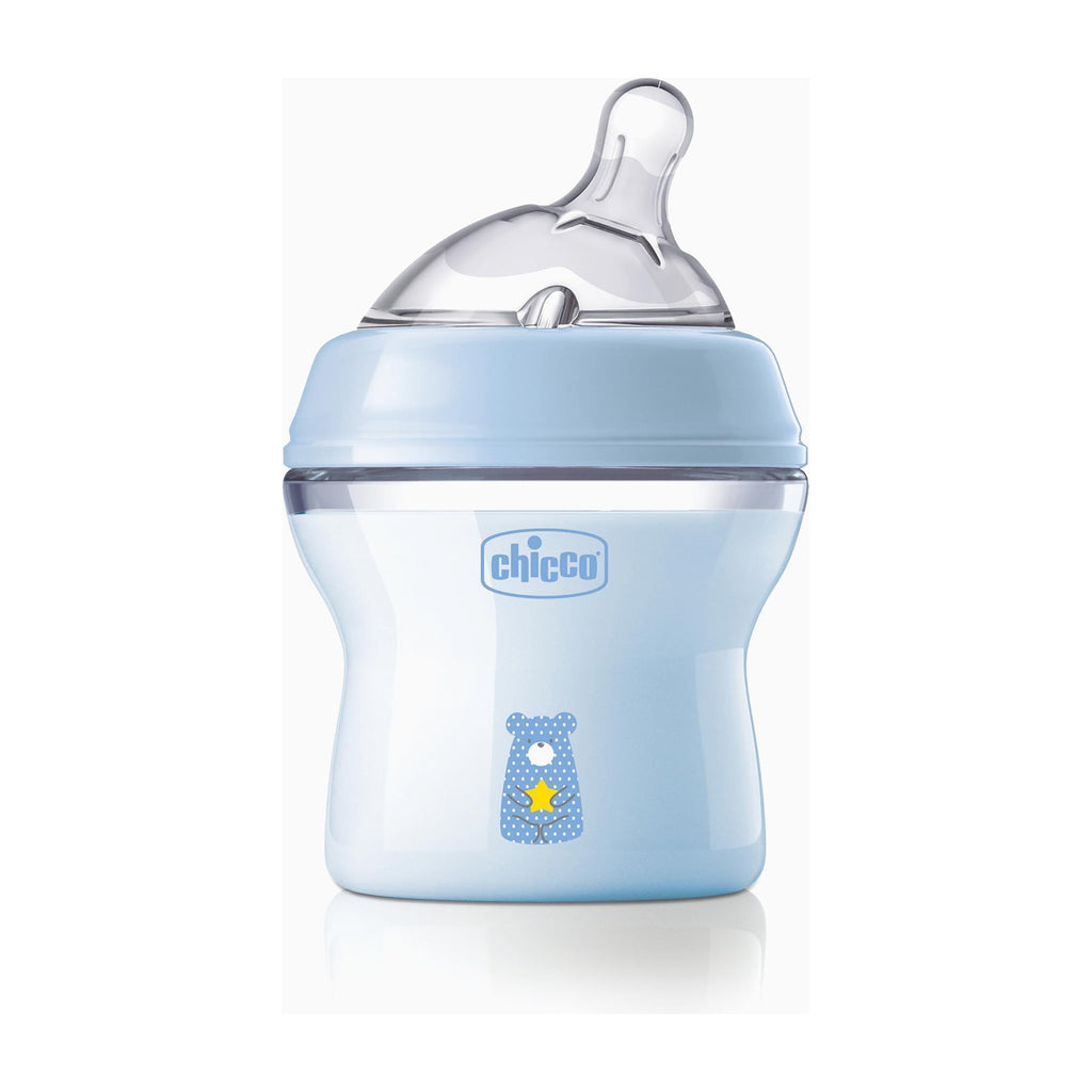 Chicco Baby NaturalFeeling Bottle Slow Flow Blue 150Ml Age- Newborn & Above