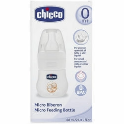 Chicco Micro Baby Feeding Bottle 60 Ml  Age- Newborn & Above