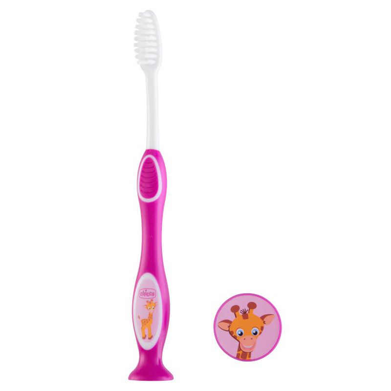 Chicco Milk Teeth Toothbrush Pink/Purple Age-3 Years & Above