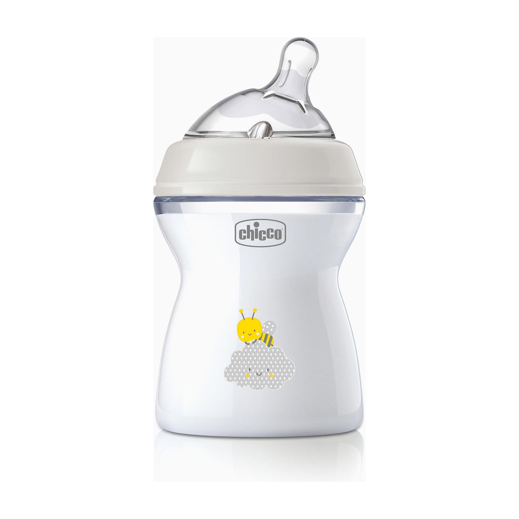 Chicco Natural Feeling Medium Flowing Baby Feeding Bottle 250ml Age- 2 Months & Above