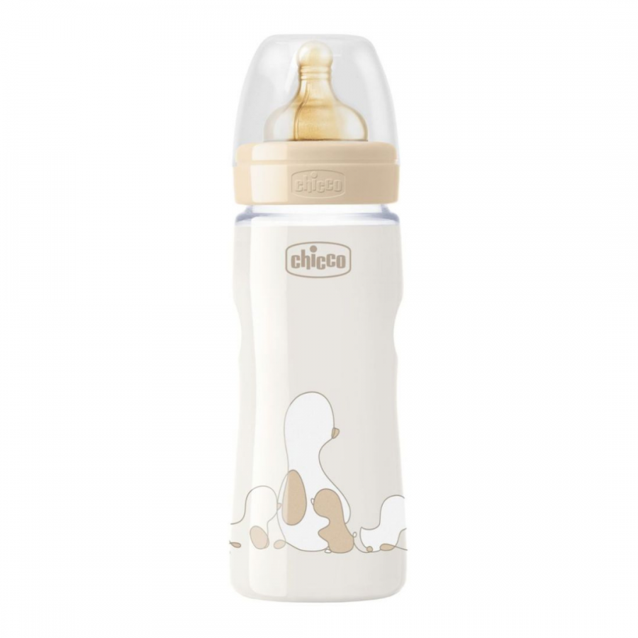 Chicco Original Touch Neutral  Baby Feeding Bottle 330ml Age- 4 Months & Above
