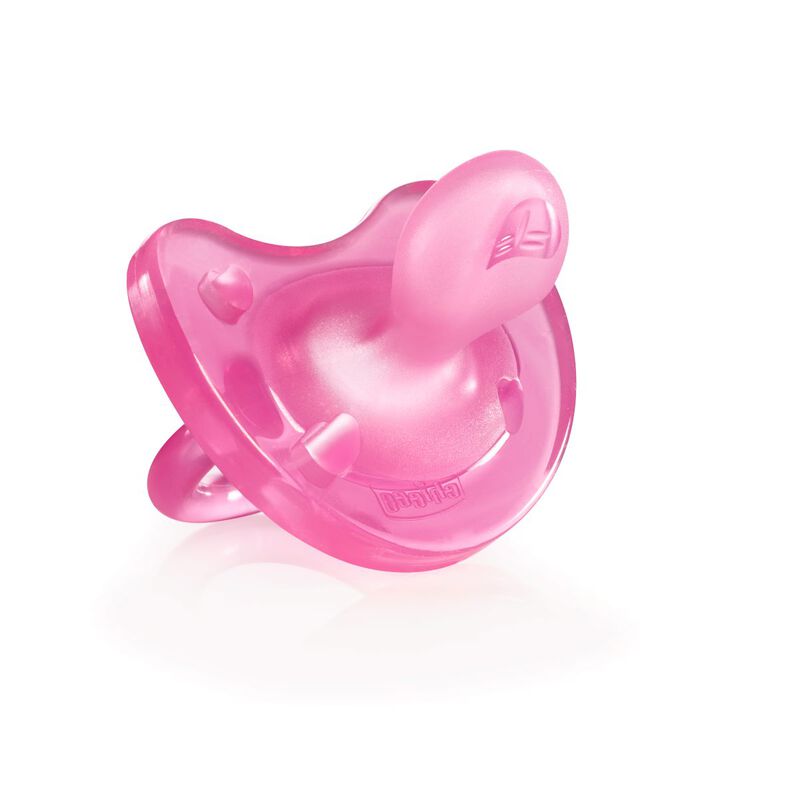 Chicco Physio Soft Baby Girls Soothers Pink Age- 6 Months to 16 Months