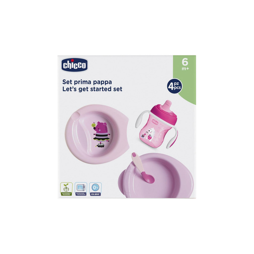 Chicco Weaning Set 6M+ Girl(1620011)
