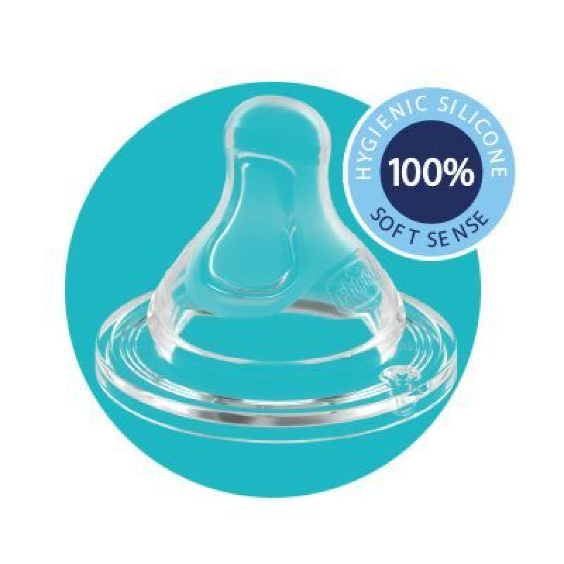 Chicco Well-Being Medium Flow Baby Feeding Bottle 250 Ml Age- 2 Months & Above