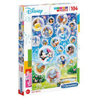 Clementoni Puzzles 104 Standard Characters(27119) Age-5 Years & Above
