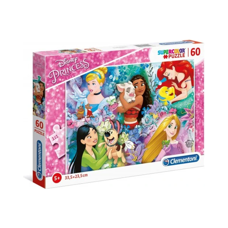 Clementoni Puzzles 60 Princess (26995) Age-5 Years & Above