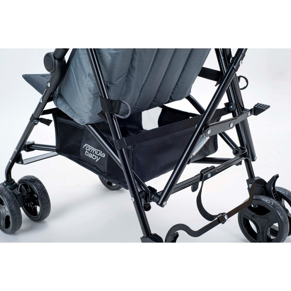 Formula One PowerGlyde Plus Lightweight Travel Umbrella Stroller Grey/Blue Age- 6 Months & Above (Holds upto 23 Kg)