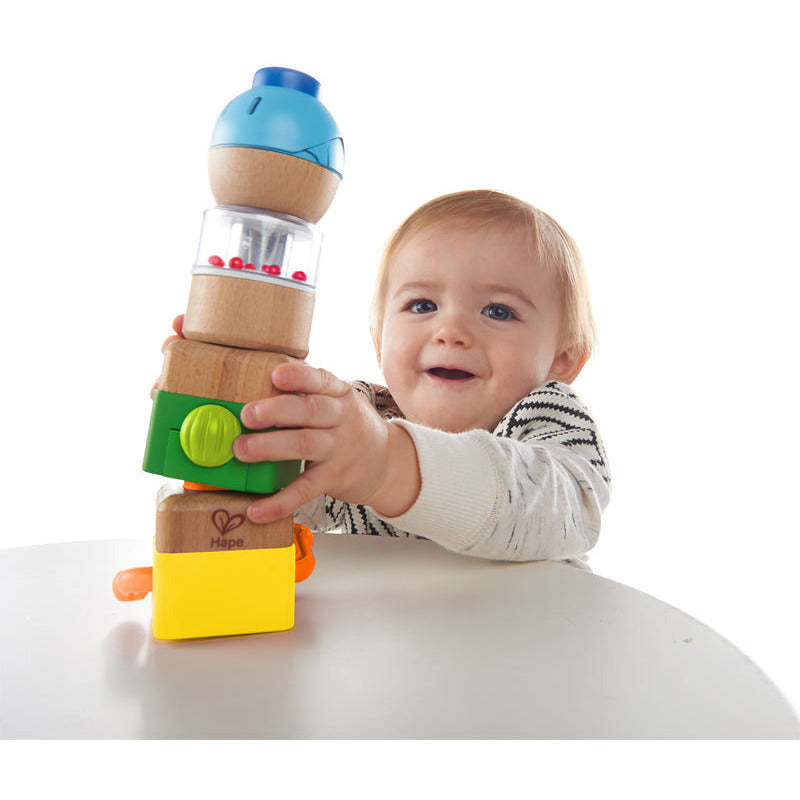 Little Einstein  Four Fundamental Wooden Sensory Set Age- 6 Months & above