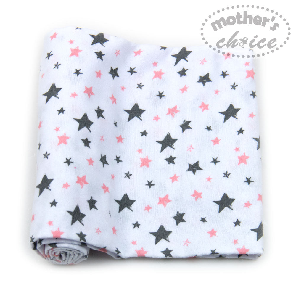 Motherschoice Baby Flannel Swaddle Pack of 3 (76X100CM) IT3520 Age-Newborn & Above