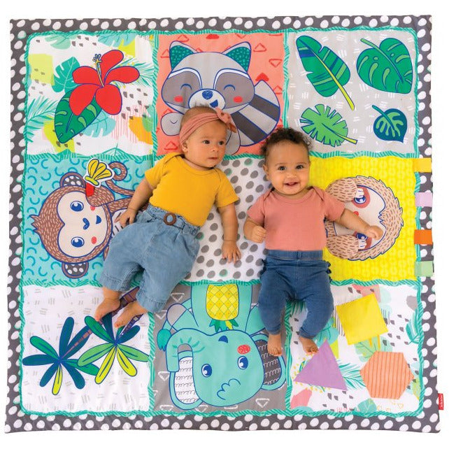 Infantino Giant Sensory Discovery Mat with Handle (134.62 x 1 x 121.92 cm) Multicolor Age- Newborn & Above