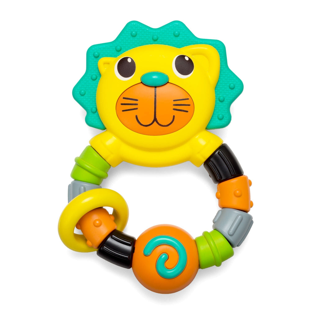 Infantino Lion Rattle & Teether Multicolor Age- 3 Months & Above