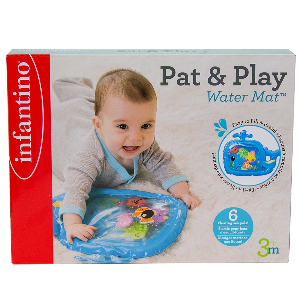 Infantino Pat & Play Water Mat Blue Age-6 Months & Above