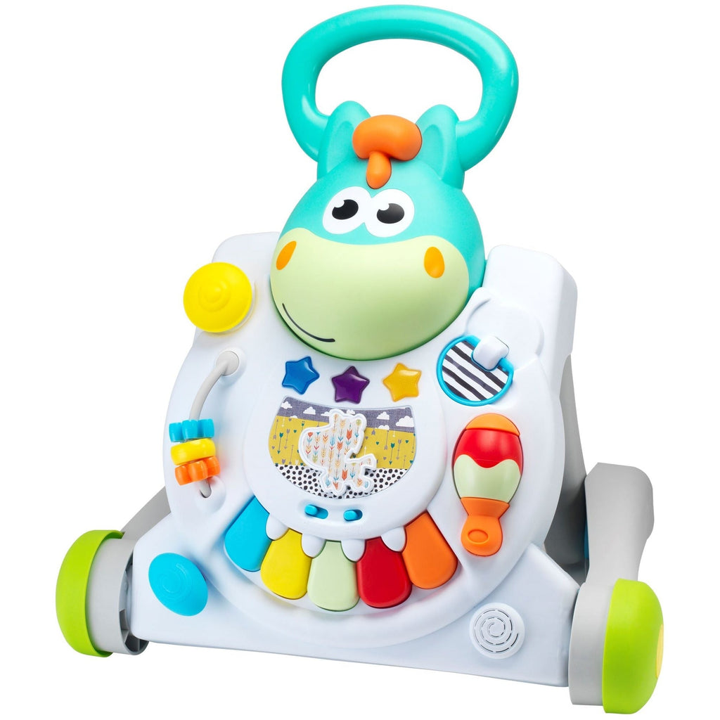 Infantino Sit, Walk & Play 3 in 1 Walker Table & Playgym Multicolor Age- Newborn to 36 Months
