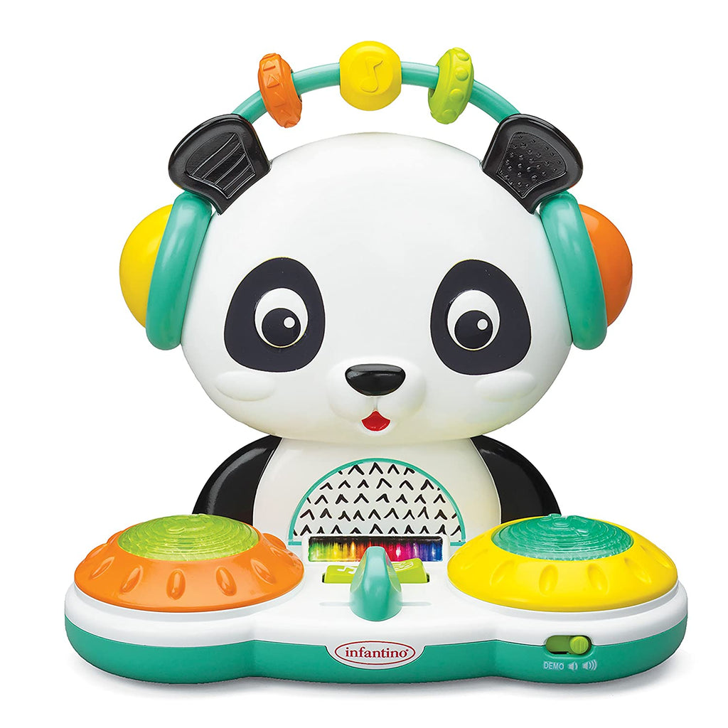 Infantino Spin & Slide DJ Panda Musical Toy Multicolor Age- 6 Months & Above