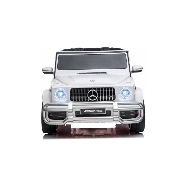 Mercedes Benz White AMG Classy Ride On Jeep with 12 V + 7 AH Battery Age- 3 Years & Above