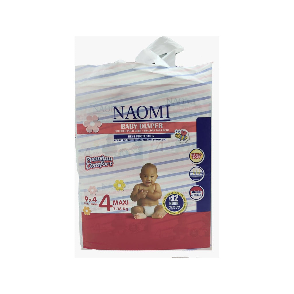 Naomi Baby Daipers Maxi (7-18Kg) 36Pcs