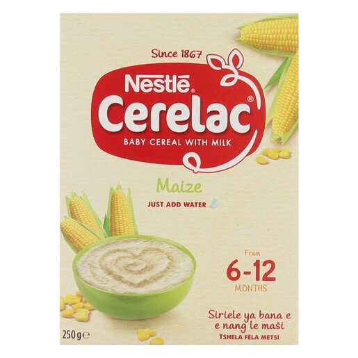 Nestle Cerelac Infant Cereal Maize 250g Age- 6 Months & Above