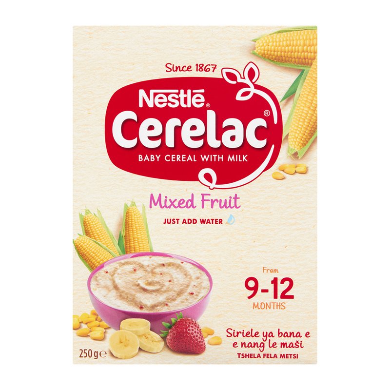 Nestlé Cerelac Mixed Fruit Baby Cereal With Milk  250 g Age- 9 Months to 12 Months
