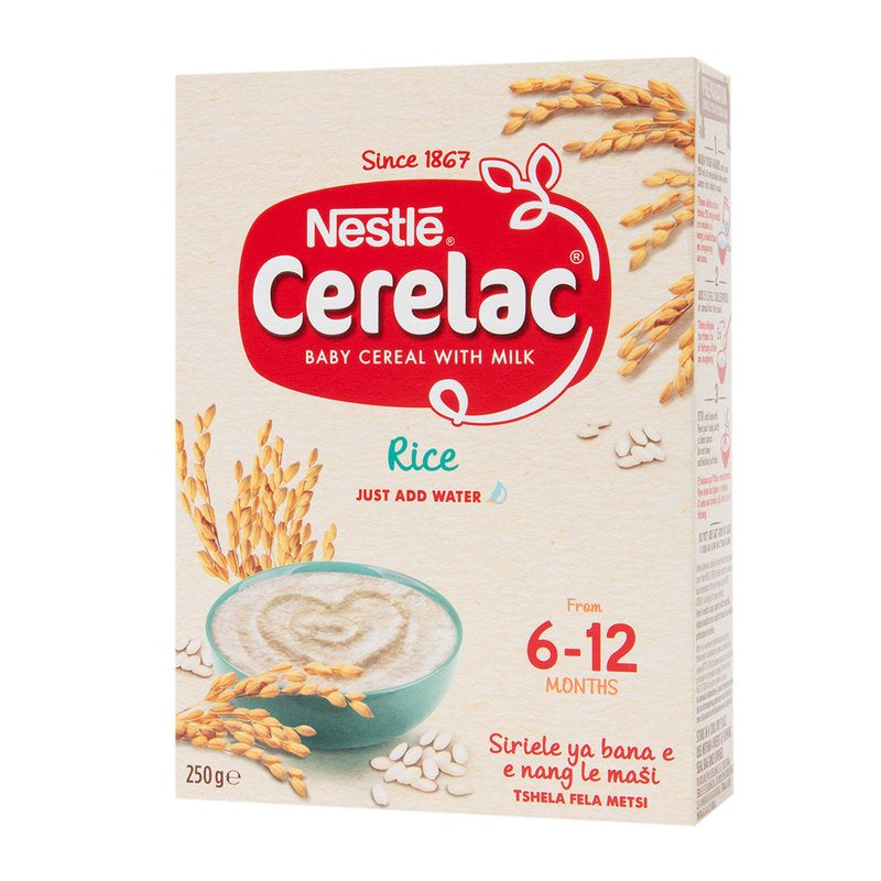 Nestlé Cerelac Rice Baby Cereal With Milk 250 grams Age- 6 Months to 12 Months