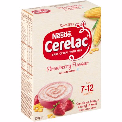 Nestlé Cerelac Strawberry Baby Cereal With Milk  250 g Age- 7 Months to 12 Months