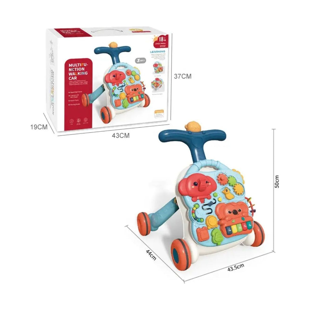 Pibi 2 in 1 Sit to Stand  Walker Multicolor Age- 12 Months & Above
