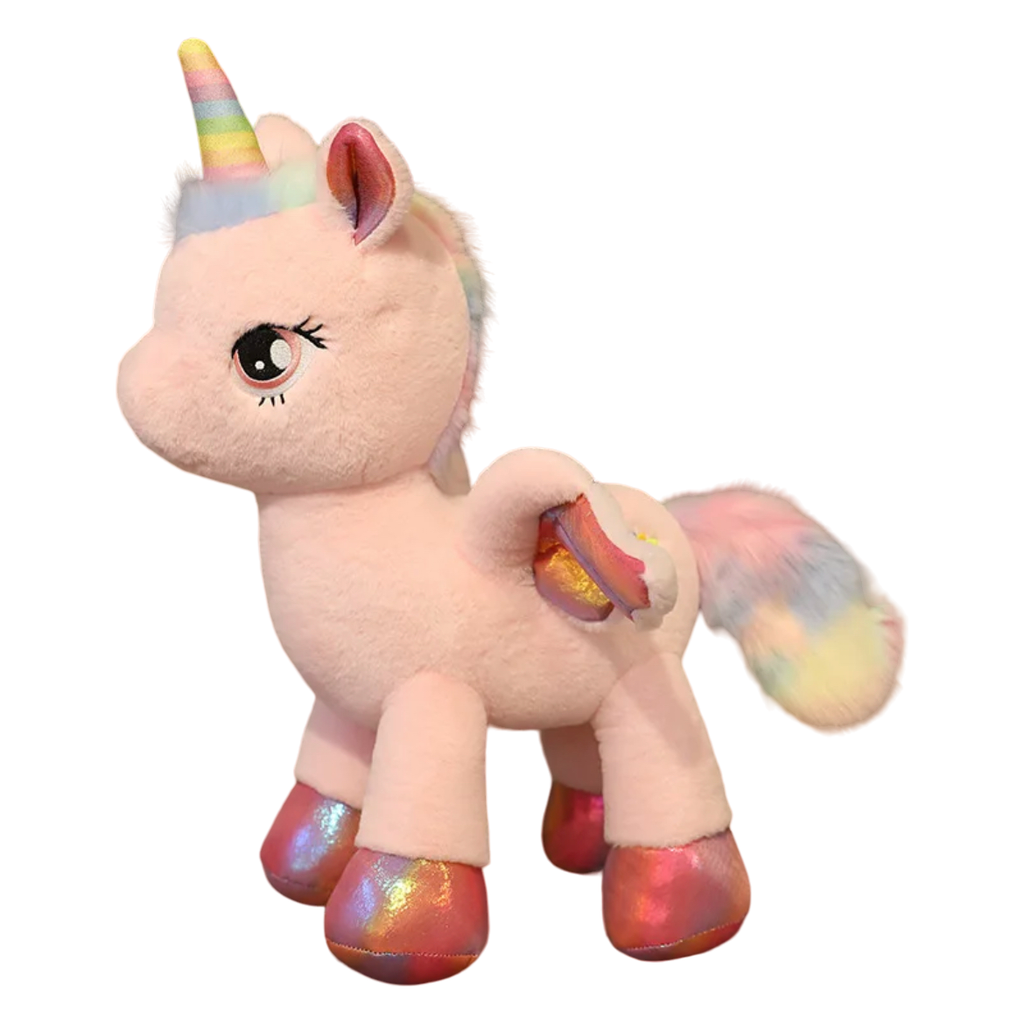 Pibi 40 cm Cuddly Soft Cute Unicorn with Wings Pink Age- Newborn & Above