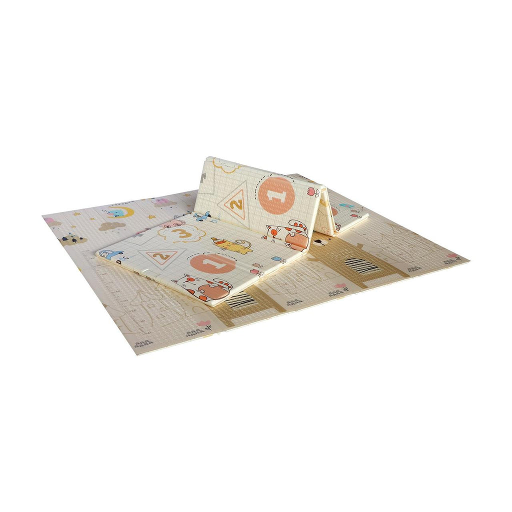 Pibi Jungle Animal Safari Themed XPE Foldable Double Sided Playmat Extra Large (180 x 200 x 1.5cm) Age- 6 Months & Above