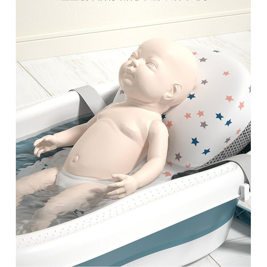 Pibi Baby Bath Mat Tub + Bath Mat Blue Age- Newborn & Above