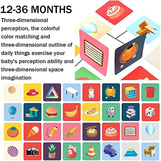 Pibi Baby Visual Stimulus Cards Multicolored Age- 12-36 Months